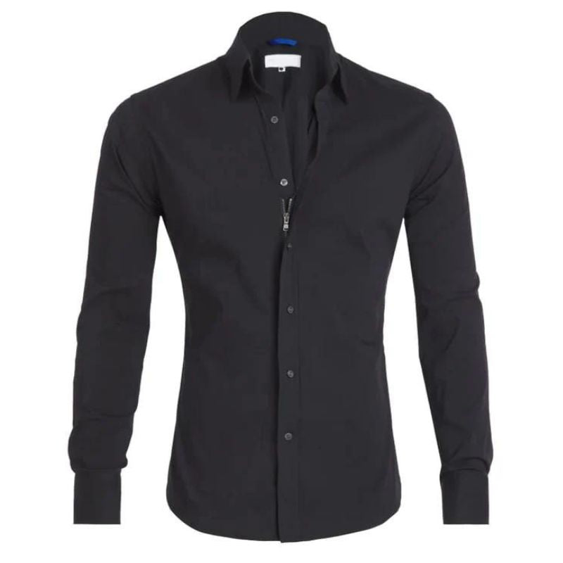 James™ - Men's Stretch Shirt with Zip