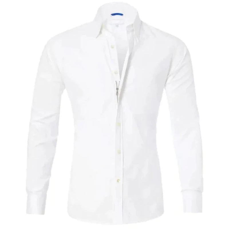 James™ - Men's Stretch Shirt with Zip