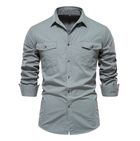 Dennis™ - The Stylish Cotton Pocket Shirt