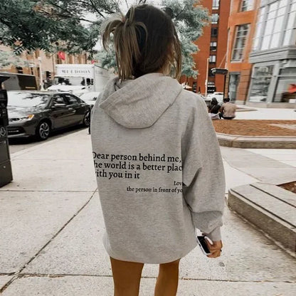 Vicki™ - "Dear Person Behind Me" Sweatshirt