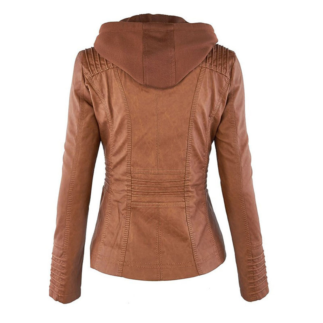 Gia™ - Luxury Faux Leather Jacket