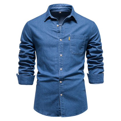 Nicholas™ - Cotton Denim Shirt for Men